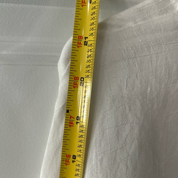 Olivia Martin Embroidered Sleeve Front Tie Top Women Sz S V Neck Blouse Cottage - Picture 8 of 9